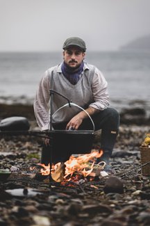 Chef William Hamer at Wild Kabn Kitchen - Paul Little Photography