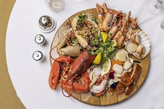 Glenegedale House Seafood Platter - Visit Scotland / Kenny Lam