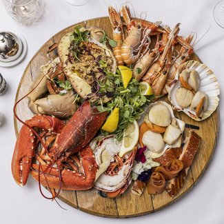 Glenegedale House Seafood Platter - Visit Scotland / Kenny Lam