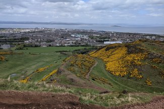 View from Arthur's Seat, Holyrood Park, Edinburgh