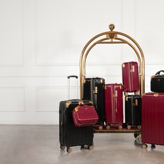 Suitcases in hotel