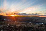 Sunset on Shetland