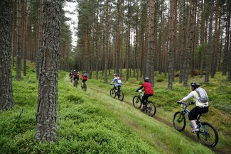 Mountain biking Cairngorms